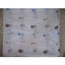 Pipitér Fehér Virágos Organza Függöny 250 x 300 cm