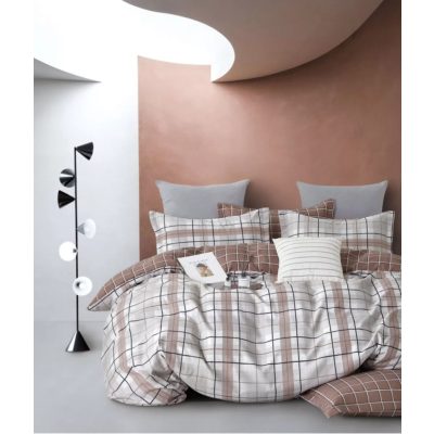 Bluera Bézs pamut ágyneműhuzat garnitúra 3 részes