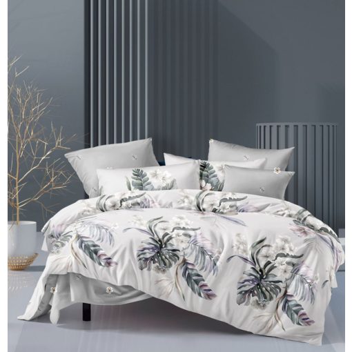 Bluera Pálmaleveles pamut ágyneműhuzat garnitúra 3 részes