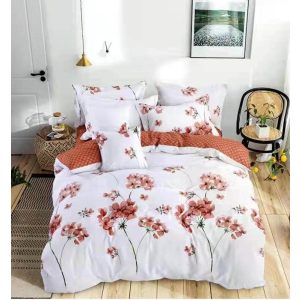   Brillant nagy paplanos ágyneműhuzat 6 részes virágos pamut
