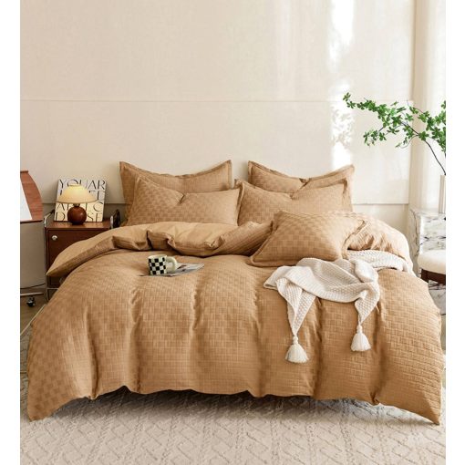 Kiwi nagy paplanos Arany-barna ágyneműhuzat 6 részes garnitúra