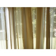 Alda Bézs-Arany Organza Függöny - készre varrt 250 x 300 cm