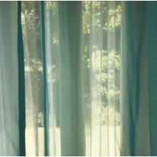 Búzavirág Kék Organza Készfüggöny - készre varrt 250 x 300 cm