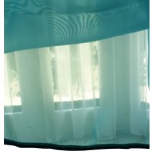 Búzavirág Kék Organza Készfüggöny - készre varrt 250 x 300 cm