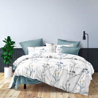 Cleo modern ágyneműhuzat virág minta 7 részes