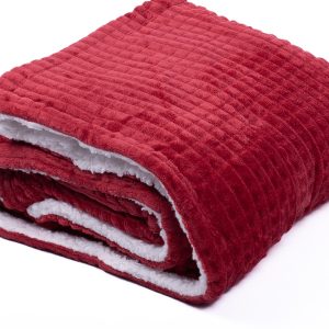 Colette Ágytakaró Puha bárányos bordó 150x200cm