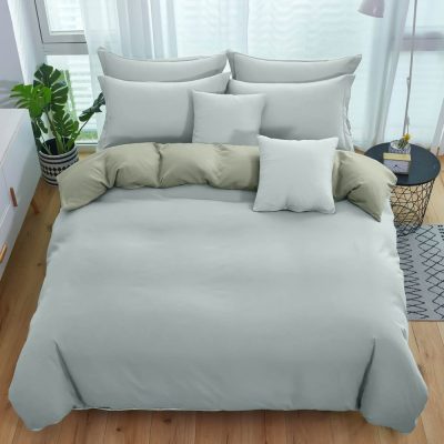   Alizka Pasztell Zöld Pamut Ágyneműhuzat 3 részes Garnitúra