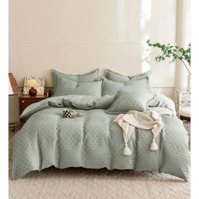 Steven zöld ágyneműhuzat 7 részes 2 személynek