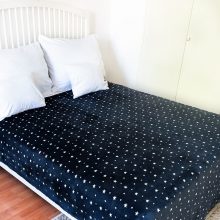 Dalmi csillagos takaró pléd sötétkék 150 x 200 cm
