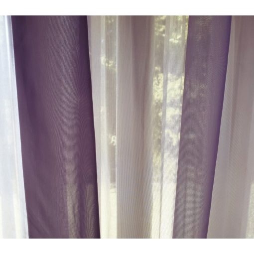 Linda Lila fényáteresztő Organza Függöny -készre varrt