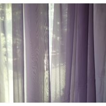 Linda Lila fényáteresztő Organza Függöny -készre varrt
