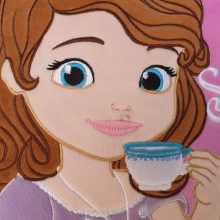 Disney Sofia Hercegnő Teázik Kispárna 35 x 35 cm