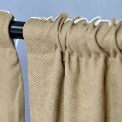 Adél bézs sötétítő függöny szett 150 x 250 cm 2 db