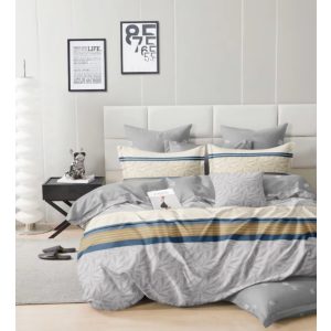 Polli 7 részes csíkos Pamut Ágyneműhuzat garnitúra