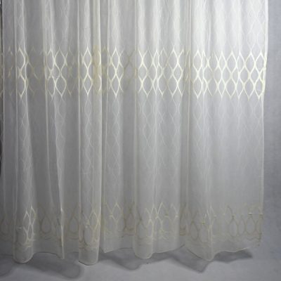   Hedvig Krém Organza Kész Függöny - készre varrt 250 x 300 cm