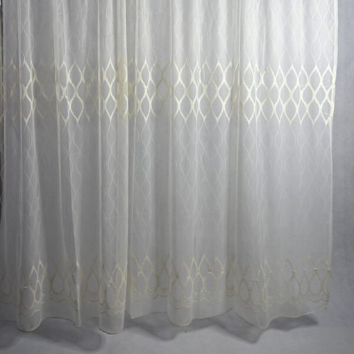 Hedvig Krém Organza Kész Függöny - készre varrt 250 x 300 cm