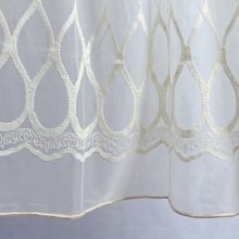 Hedvig Krém Organza Kész Függöny - készre varrt 250 x 300 cm