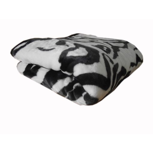 Győző Fekete - Fehér Ágytakaró Pléd 200 x 240 cm