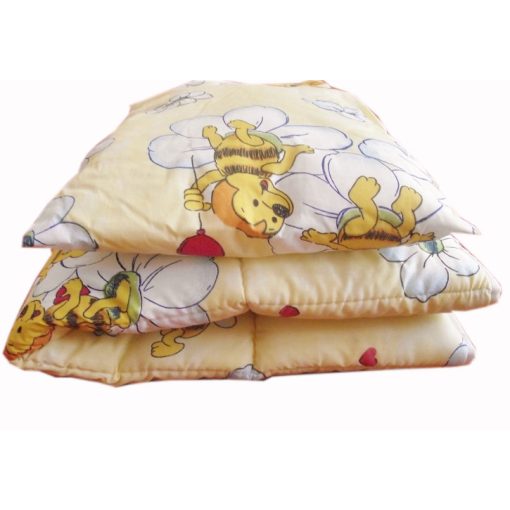 Zümi Citromsárga Méhecskés Gyerek Paplan garnitúra