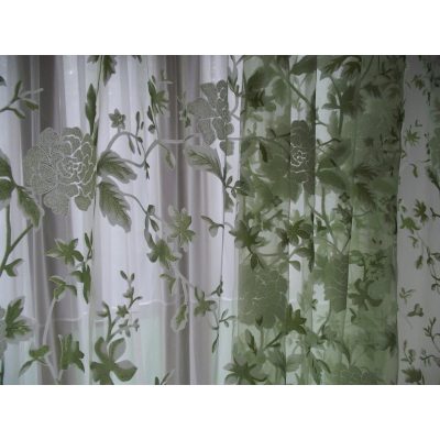 Soffy Zöld Dekorfüggöny-fényáteresztő