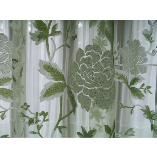 Soffy Zöld Dekorfüggöny-fényáteresztő