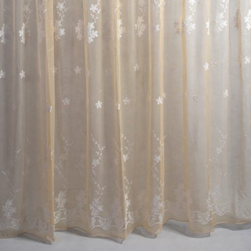 Aninda Bézs Organza Kész Függöny 250 x 300 cm