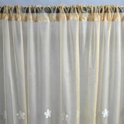 Aninda Bézs Organza Kész Függöny 250 x 300 cm