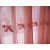 Málta Barackvirág Organza függöny - készre varrt