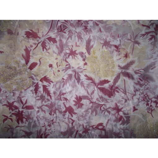 Palánka Fehér Bordó Dekorfüggöny 250 x 300 cm