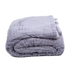Filisz szürke bárányos puha pléd ágytakaró