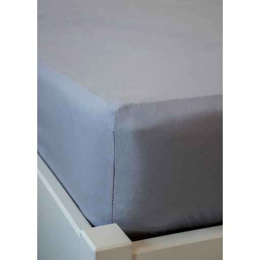 Fitos Szürke Gumis Lepedő Pamut 200 x 230 cm