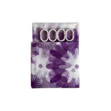 Gerbera lila zuhanyfüggöny 180 x 180 cm