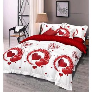   Hamster 7 részes pamut ágyneműhuzat 140x200 cm szivecskés