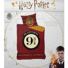 Harry Potter Ágyneműhuzat Bordó Fekete 140 x 200 cm