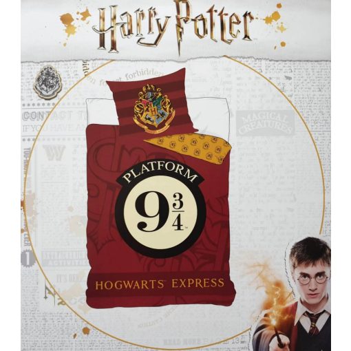 Harry Potter Ágyneműhuzat Bordó Fekete 140 x 200 cm