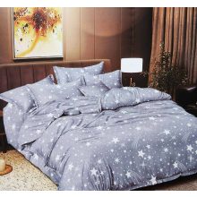 Piliny Szürke csillagos Ágyneműhuzat Garnitúra 3 részes 140 x 200 cm