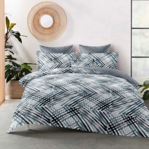 Kékes Éjszaka flanel ágynemű garnitúra 3 részes