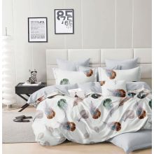 Kelza leveles ágyneműhuzat szett bézs 3 részes