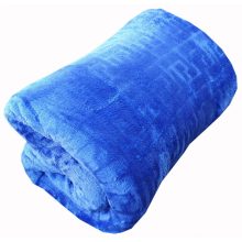 Királykék Takaró Pléd Ágytakaró Kék 150 x 200 cm