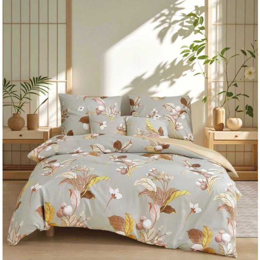 Lina Flanel Ágyneműhuzat Virágos 3 részes