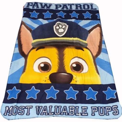 Mancs Őrjárat Pléd Paw Patrol Polár gyerek Takaró 100 x 150 cm