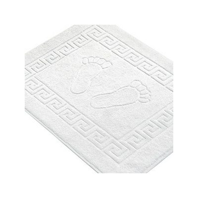   Mátrix 100% pamut kádkilépő tappancsos fürdőszoba szőnyeg fehér 50 x 70 cm