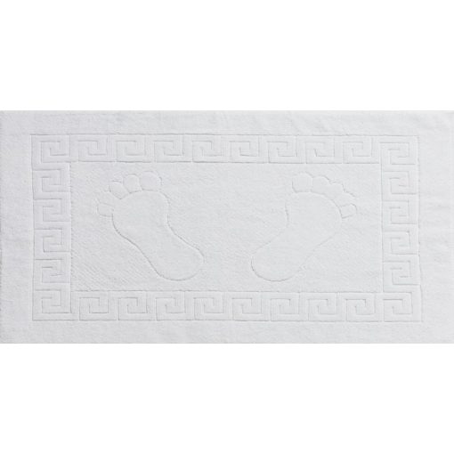Mátrix 100% pamut kádkilépő tappancsos fürdőszoba szőnyeg fehér 50 x 70 cm