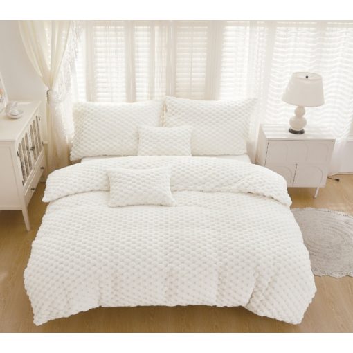 Florence Whisper Micorplüss Ágyneműhuzat garnitúra 3 részes Fehér