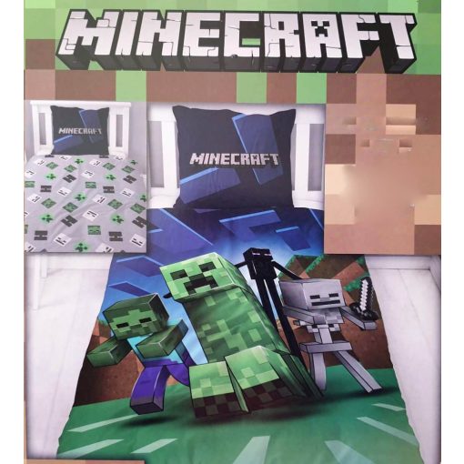 Minecraft Ágyneműhuzat 100% Pamut 140 x 200 cm 2 részes