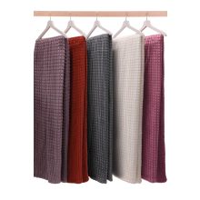 Cheryl egyszínű ágytakaró pléd 200 x 220 cm fehér krém