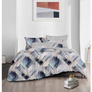 Grey Modern Kockás ágyneműhuzat 7 részes