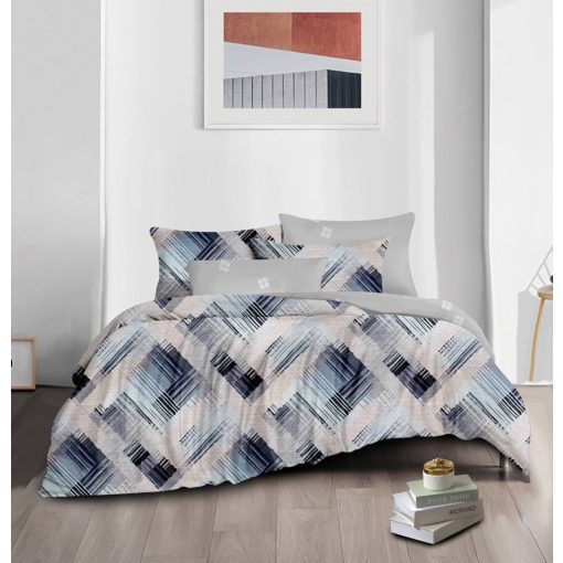 Grey Modern Kockás ágyneműhuzat 7 részes