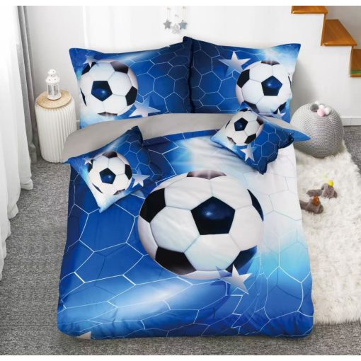 Odett Focis kék 3D Ágyneműhuzat 140x200 3 részes