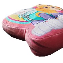 Rózsaszín Plüss Formapárna Kislány Paw Patrol 36 x 34 cm